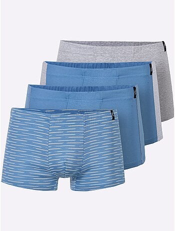 Lot de 4 - Boxer Côtes Fines - Taille Standard - Witt