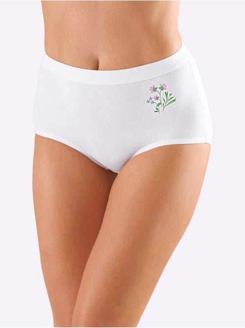 Lot de 4  - Culotte Taille Haute Jersey Fin - Taille Standard - Witt - Kiabi