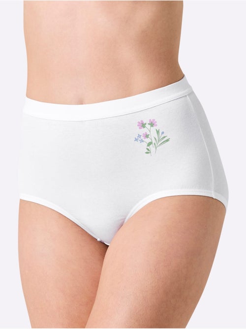 Lot de 4  - Culotte Taille Haute Jersey Fin - Taille Standard - Witt - Kiabi