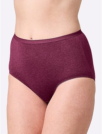 Lot de 4 - culotte taille haute jersey fin - taille standard - witt