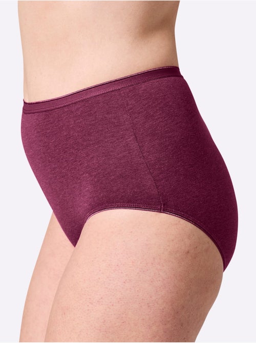 Lot de 4 - Culotte Taille Haute Jersey Fin - Taille Standard - Witt - Kiabi Lot de 4 - Culotte Taille Haute Jersey Fin - Taille Standard - Witt - Kiabi