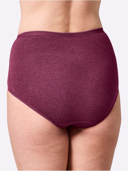 Lot de 4 - Culotte Taille Haute Jersey Fin - Taille Standard - Witt - Kiabi Lot de 4 - Culotte Taille Haute Jersey Fin - Taille Standard - Witt - Kiabi