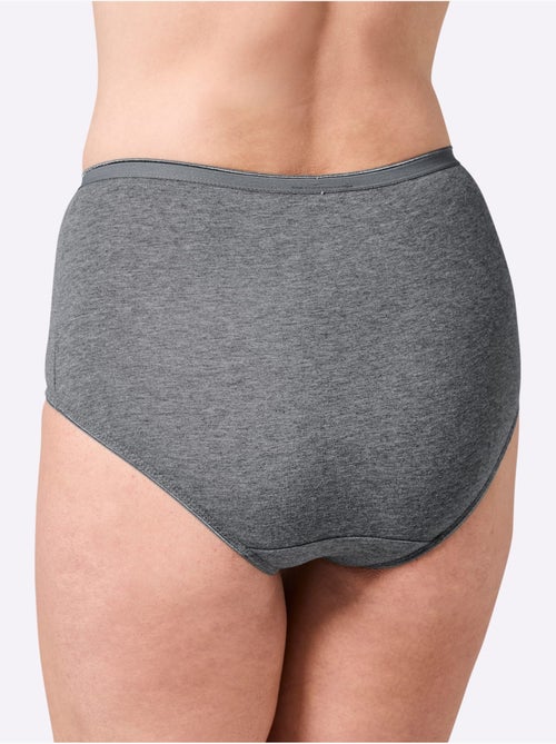 Lot de 4 - Culotte Taille Haute Jersey Fin - Taille Standard - Witt - Kiabi Lot de 4 - Culotte Taille Haute Jersey Fin - Taille Standard - Witt - Kiabi