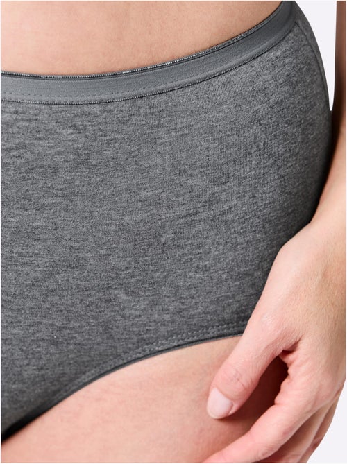 Lot de 4 - Culotte Taille Haute Jersey Fin - Taille Standard - Witt - Kiabi Lot de 4 - Culotte Taille Haute Jersey Fin - Taille Standard - Witt - Kiabi