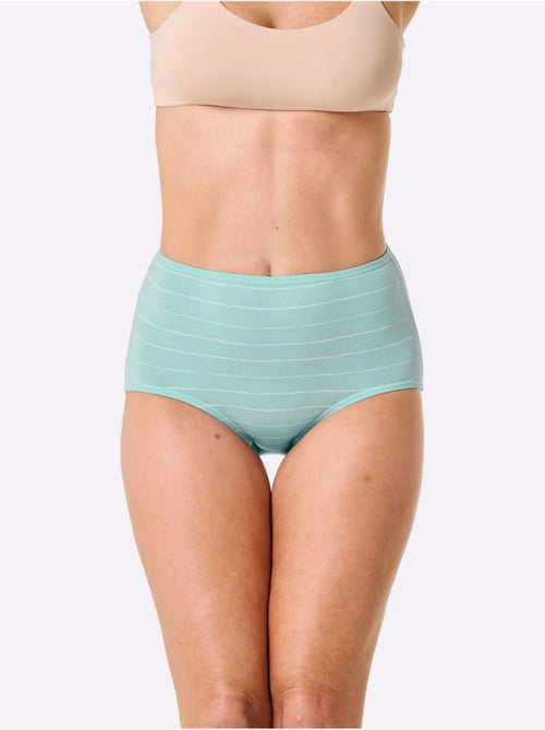 Lot de 4  - Culotte Taille Haute Jersey Fin - Taille Standard - Witt - Kiabi