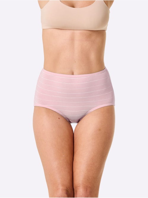 Lot de 4  - Culotte Taille Haute Jersey Fin - Taille Standard - Witt - Kiabi