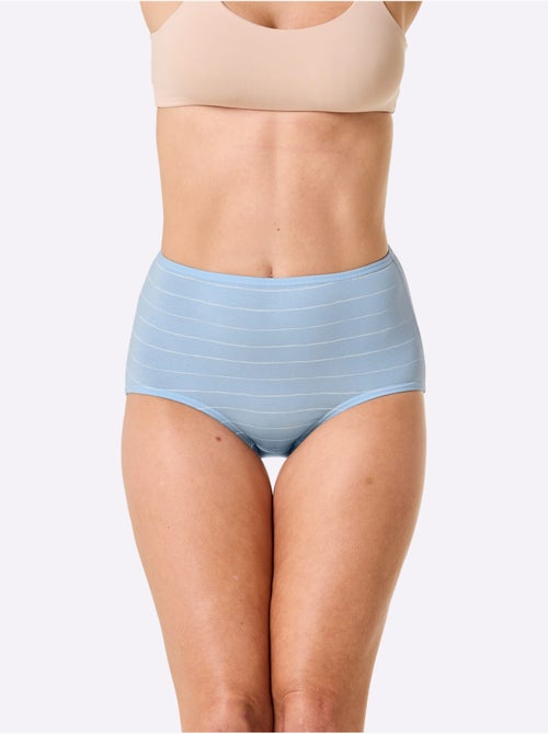 Lot de 4  - Culotte Taille Haute Jersey Fin - Taille Standard - Witt - Kiabi