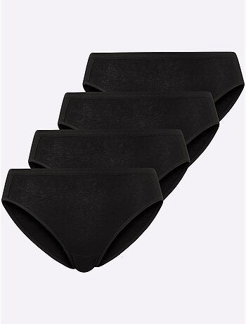 Lot de 4 - Panties Jersey Fin - Taille Standard - Witt