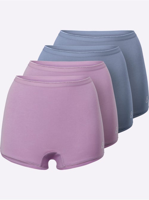 Lot de 4  - Panty Jersey Fin - Taille Standard - Witt - Kiabi