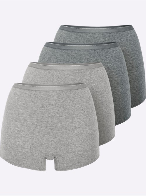 Lot de 4 - Panty Jersey Fin - Taille Standard - Witt - Kiabi Lot de 4 - Panty Jersey Fin - Taille Standard - Witt - Kiabi
