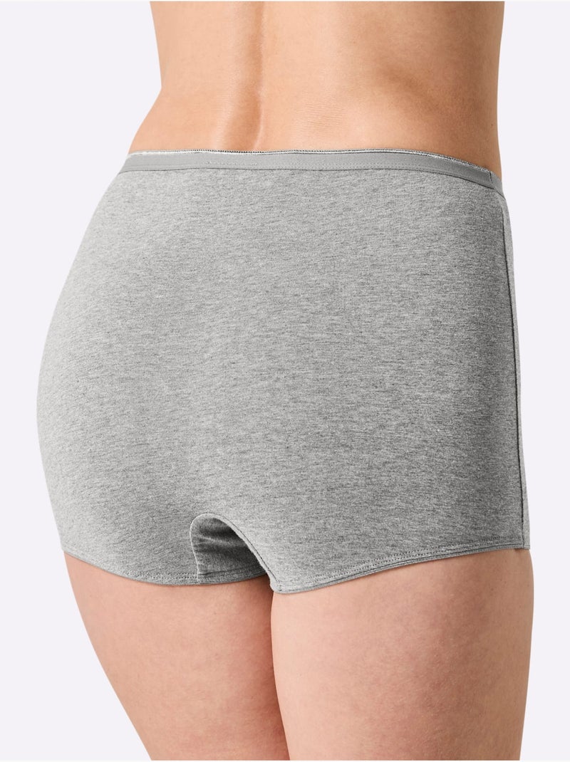 Lot de 4  - Panty Jersey Fin - Taille Standard - Witt gris anthracite - Kiabi