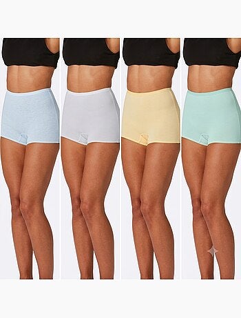 Lot de 4 - Panty Jersey Fin - Taille Standard - Witt