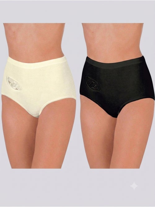Lot de 4  - Slip Côtes Fines - Taille Standard - Witt - Kiabi