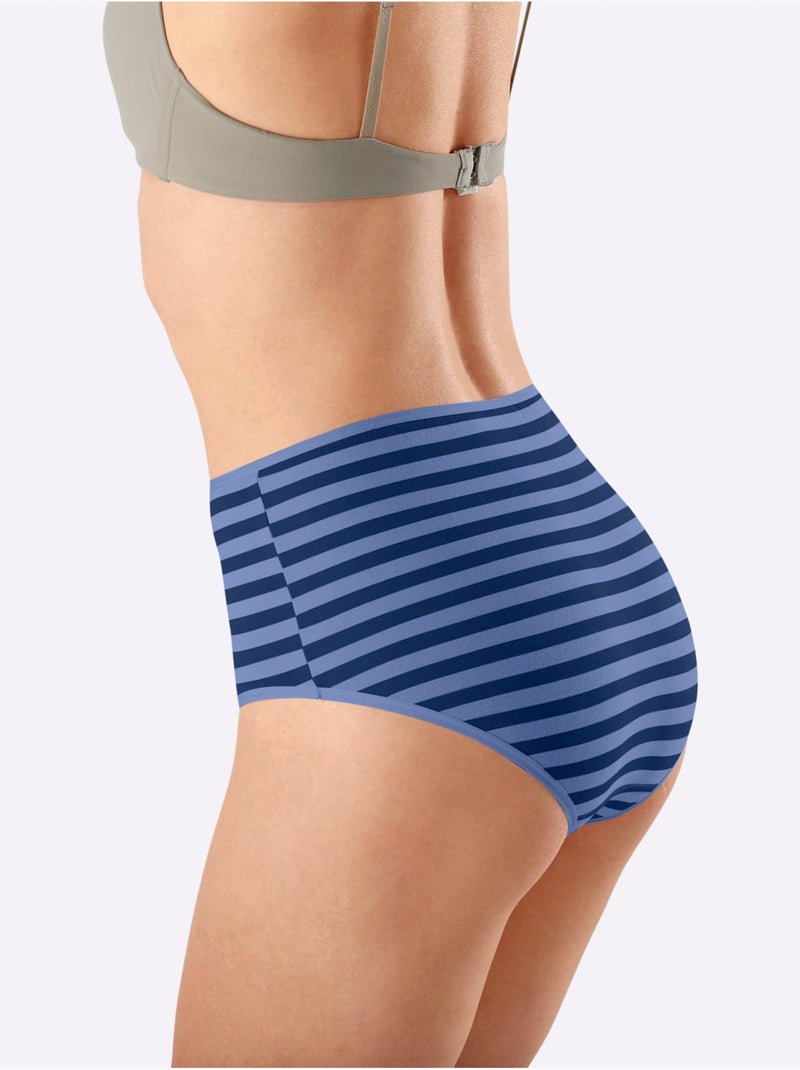 Lot de 4  - Slip Jersey Fin - Taille Standard - Witt Multicolore - Kiabi