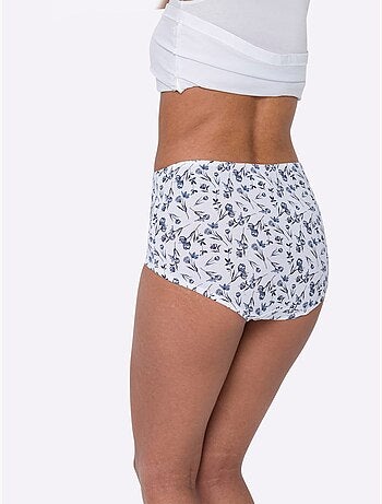 Lot de 4 - Slip Taille Haute élasthanne - Taille Standard - Moda Vilona