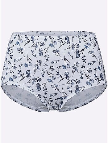 Lot de 4 - Slip Taille Haute élasthanne - Taille Standard - Moda Vilona