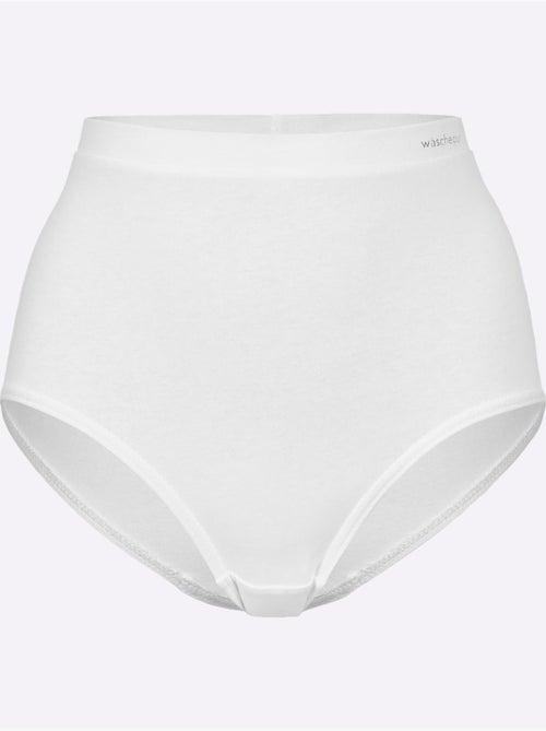 Lot de 4  - Slip Taille Haute Jersey Fin - Taille Standard - Witt - Kiabi