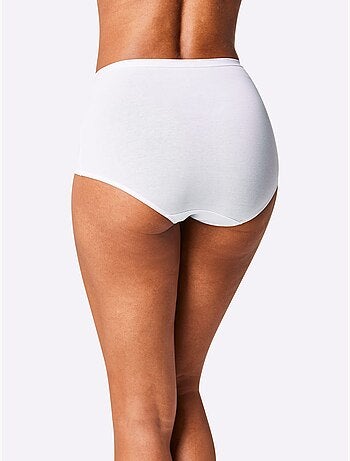 Lot de 4 - Slip Taille Haute Jersey Fin - Taille Standard - Witt