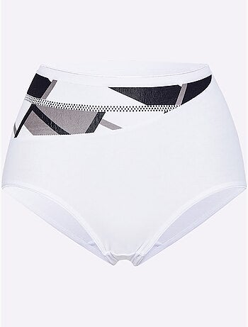 Lot de 4 - Slip Taille Haute Jersey Fin - Taille Standard - Witt