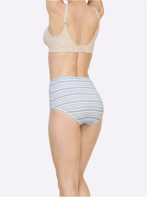 Lot de 4 - Slip Taille Haute Jersey Fin - Taille Standard - Witt - Kiabi Lot de 4 - Slip Taille Haute Jersey Fin - Taille Standard - Witt - Kiabi