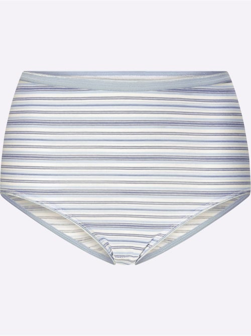Lot de 4 - Slip Taille Haute Jersey Fin - Taille Standard - Witt - Kiabi Lot de 4 - Slip Taille Haute Jersey Fin - Taille Standard - Witt - Kiabi