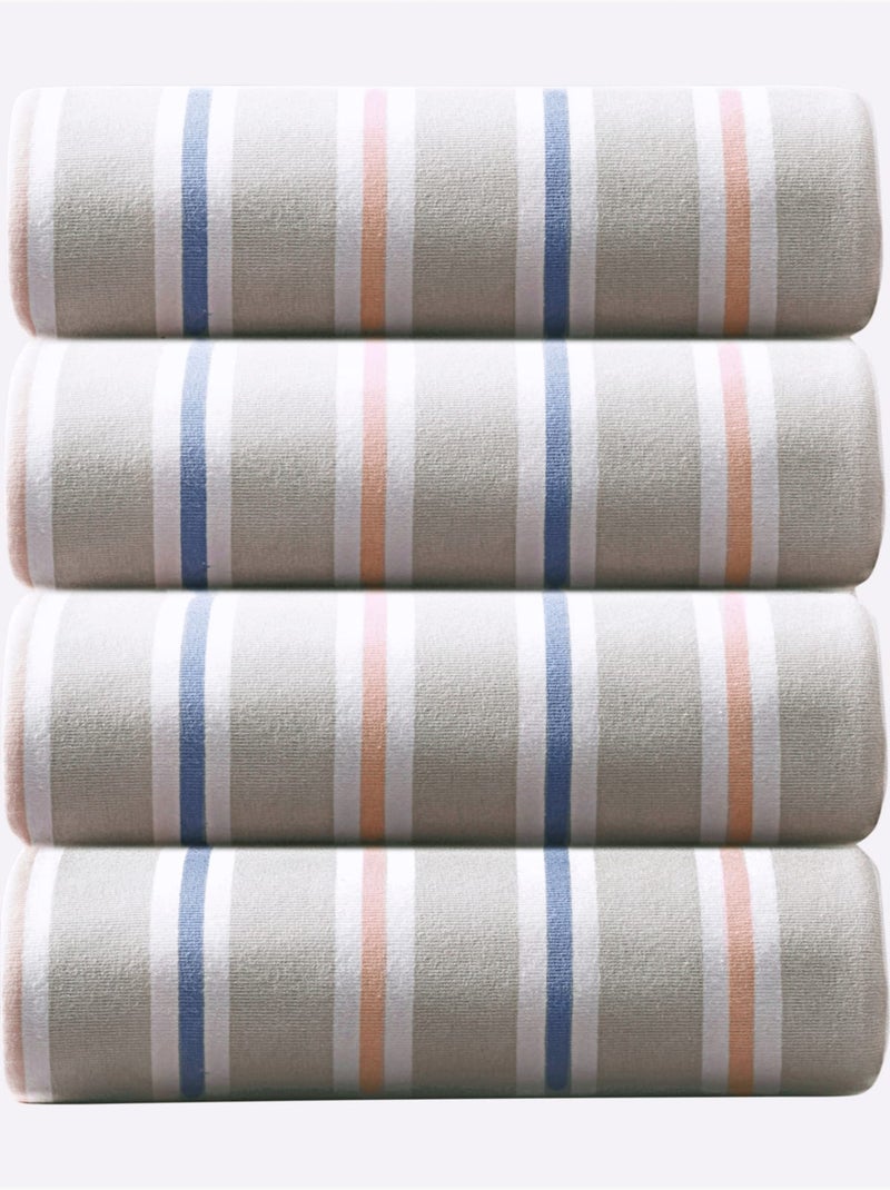 Lot de 4  - Slip Taille Haute Jersey Fin - Taille Standard - Witt Multicolore - Kiabi