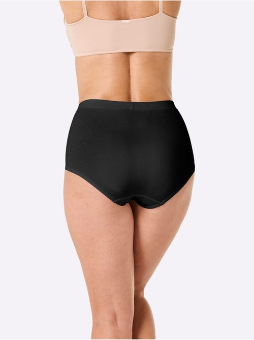 Lot de 4  - Slip Taille Haute Jersey Fin - Taille Standard - Witt - Kiabi