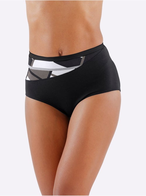 Lot de 4  - Slip Taille Haute Jersey Fin - Taille Standard - Witt - Kiabi