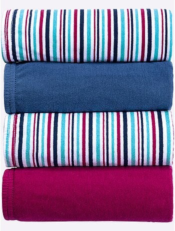 Lot de 4 - Slip Taille Haute Lot De 4 - Taille Standard - Moda Vilona
