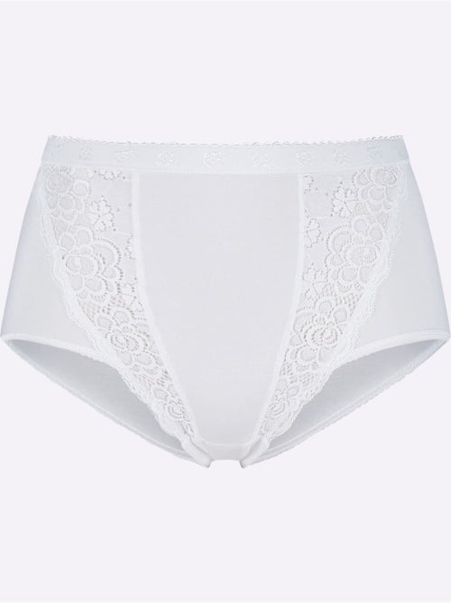 Lot de 4 - Slip Taille Haute Qualité Coton - Taille Standard - Witt - Kiabi Lot de 4 - Slip Taille Haute Qualité Coton - Taille Standard - Witt - Kiabi