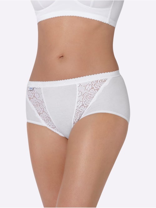Lot de 4 - Slip Taille Haute Qualité Coton - Taille Standard - Witt - Kiabi Lot de 4 - Slip Taille Haute Qualité Coton - Taille Standard - Witt - Kiabi
