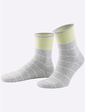 Lot de 4 - Socquettes Pour Dames Qualité Coton - Taille Standard - Witt