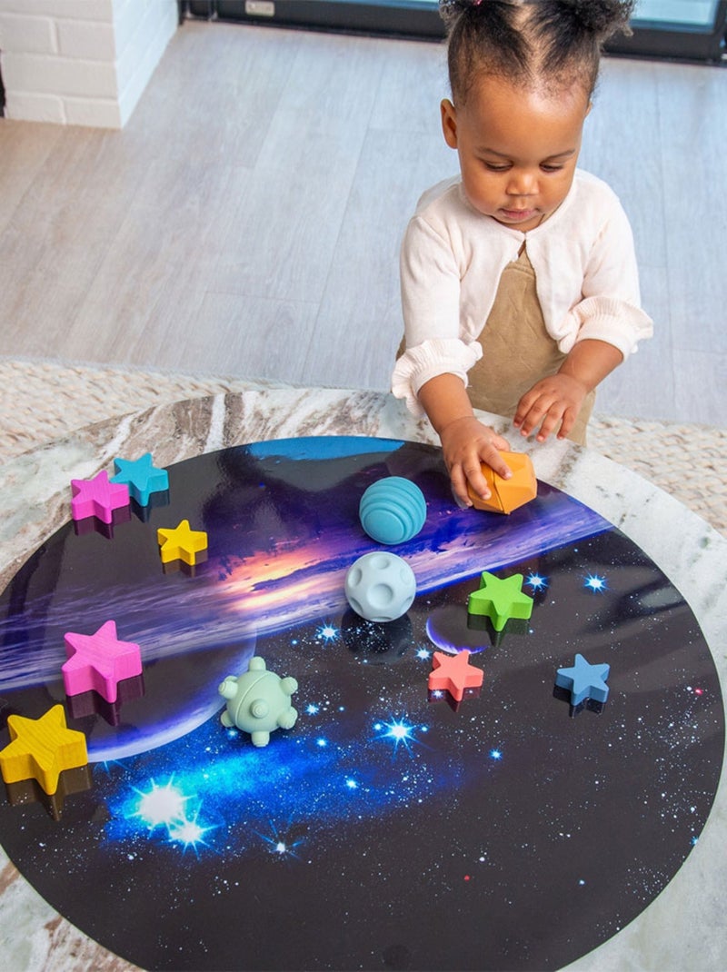 Lot de 4 Balles sensorielles en silicone Multicolore - Kiabi