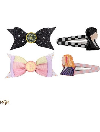 Lot de 4 barrettes Mercredi - Mercredi