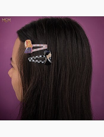 Lot de 4 barrettes Mercredi - Mercredi