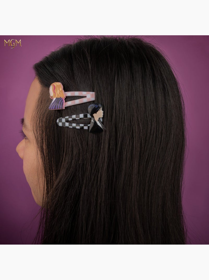 Lot de 4 barrettes Mercredi - Mercredi Multicolore - Kiabi