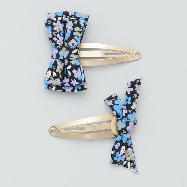Lot De 4 Barrettes Nœud Fille 3 12 Ans Bleu Kiabi 2 50