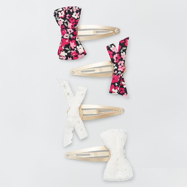 Lot De 4 Barrettes Nœud Fille 3 12 Ans Bleu Kiabi 2 50
