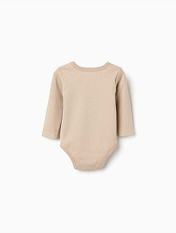 Lot de 4 bodies à emmanchures américaines en coton peigné