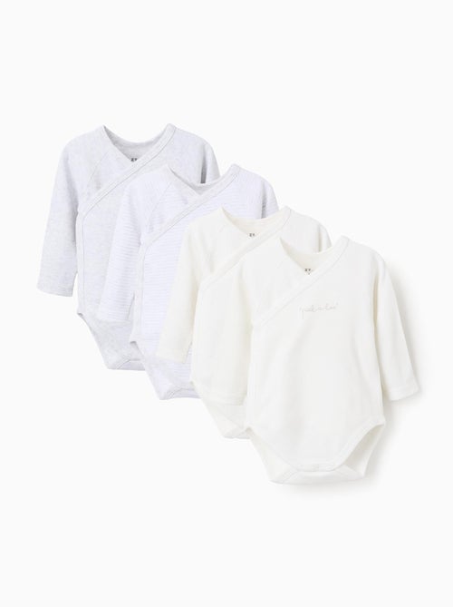 Lot de 4 Bodies Croisés - Kiabi