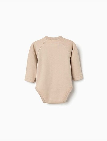 Lot de 4 bodies croisés en coton peigné