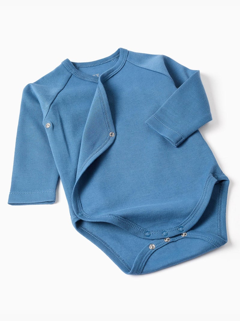 Lot de 4 bodies croisés unis/imprimés Multicolore - Kiabi