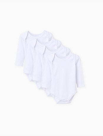 Lot de 4 bodies en coton à emmanchures US
