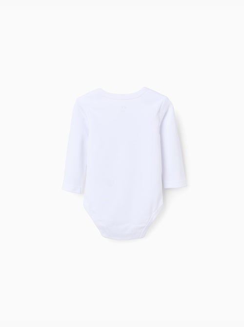Lot de 4 bodies en coton à emmanchures US - Kiabi