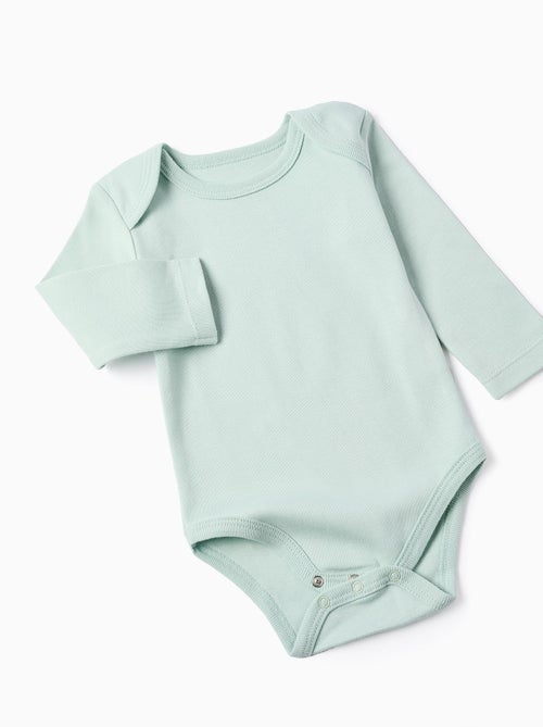 Lot de 4 Bodies en Coton - Kiabi