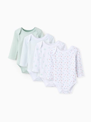 Lot de 4 Bodies en Coton