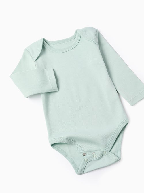 Lot de 4 Bodies en Coton - Kiabi