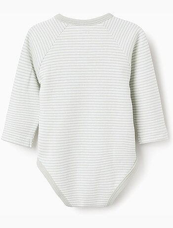 Lot de 4 bodies en coton croisés