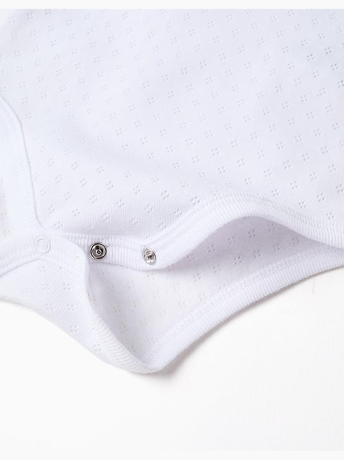 Lot de 4 bodies en coton peigné - Kiabi