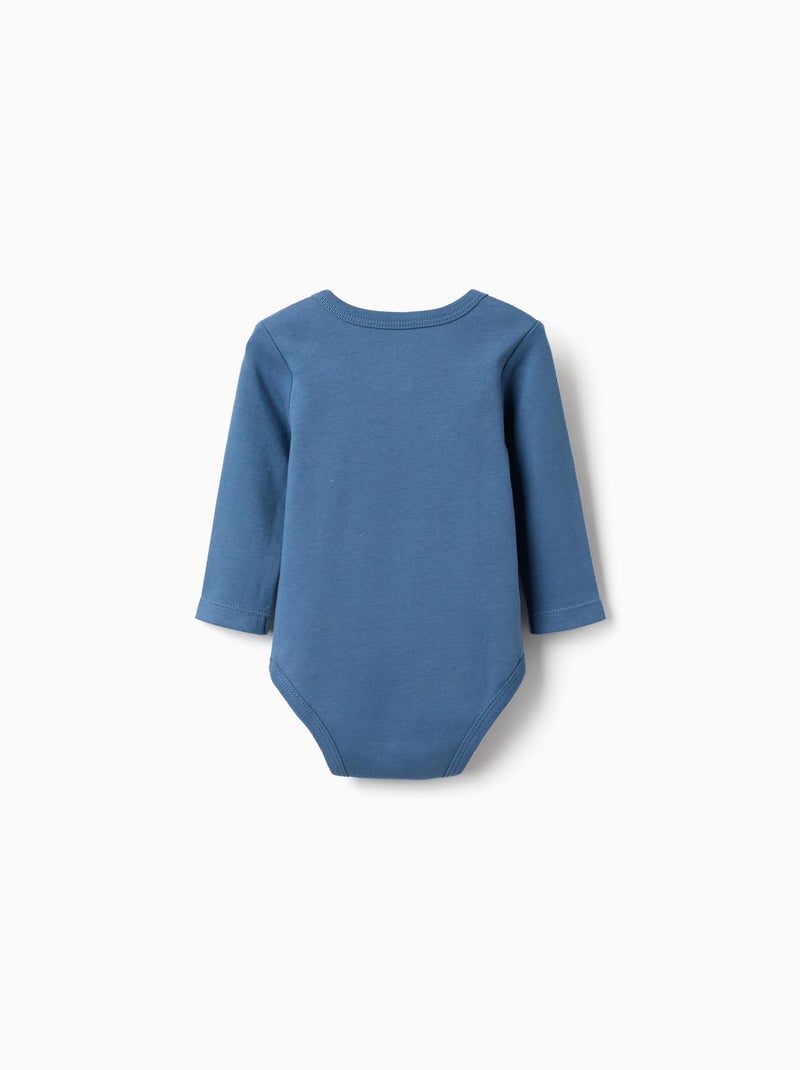 Lot de 4 bodies en coton unis/imprimés Multicolore - Kiabi